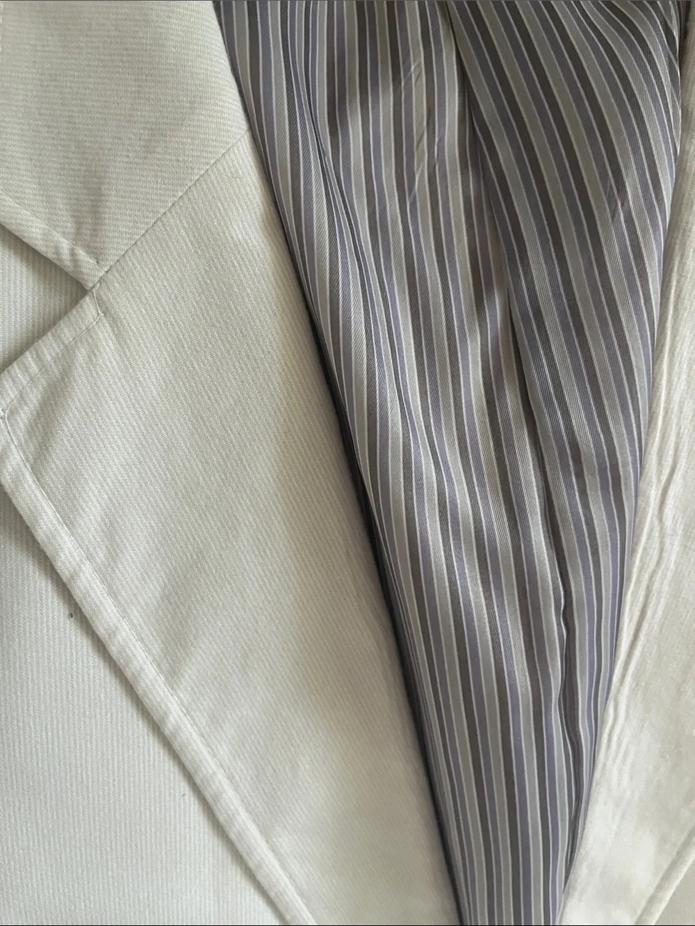 Madison Men's Cream Single-Breasted Blazer